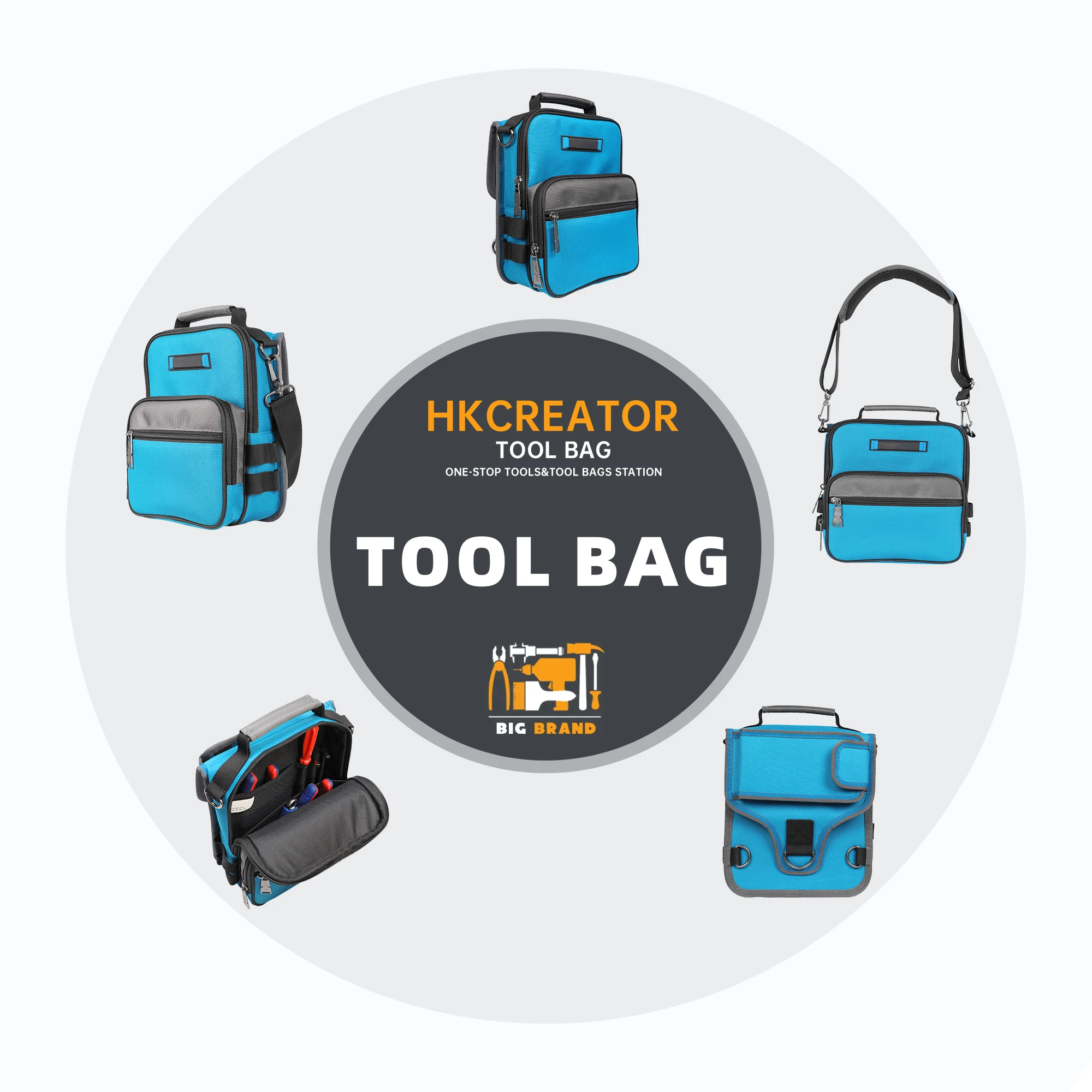 Multi Functional Electric Bag Heavy duty portable electrical tools backpack bag set work electrician tool bag for electricians