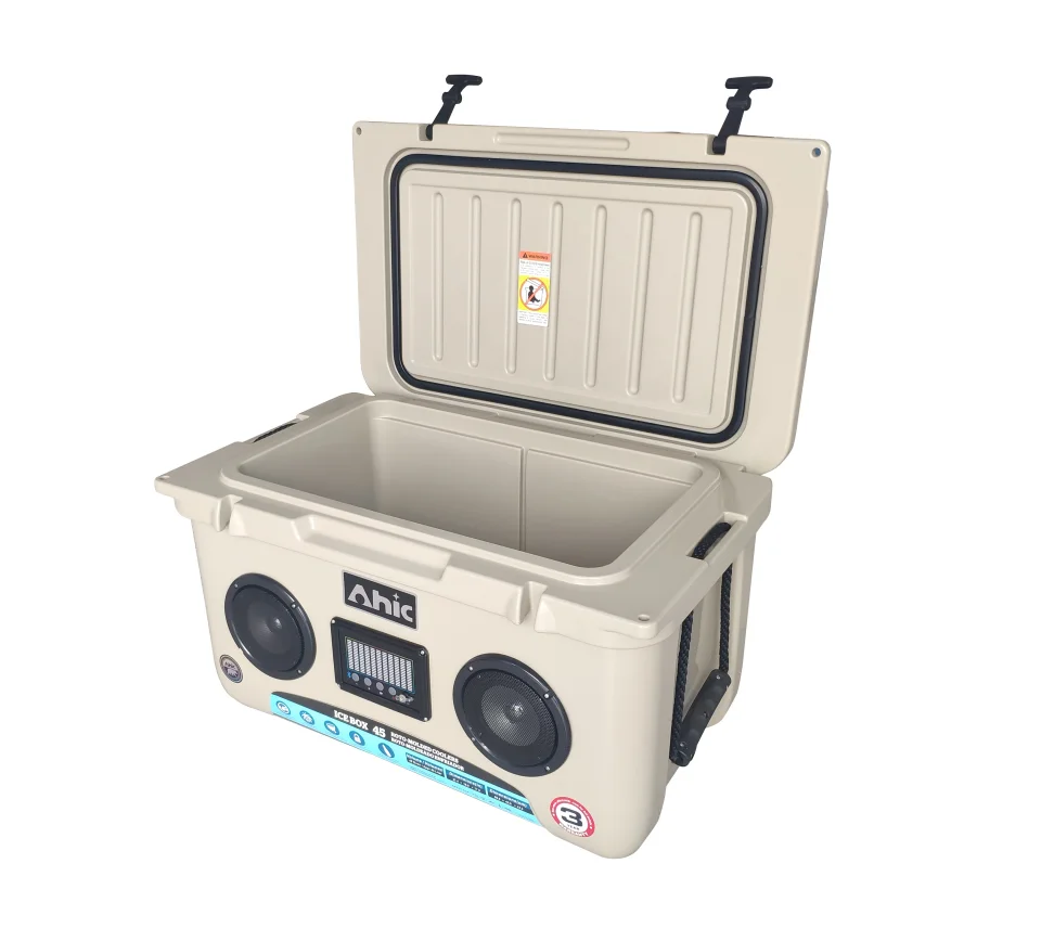 High output audio speaker cooler,music stereo cooler box,Cooler with Speaker