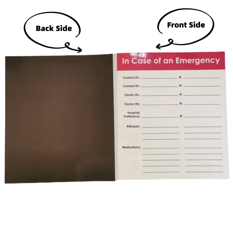 Super Quality Marketing Custom Logo Strong Car Fridge Magnet Blank Sticker