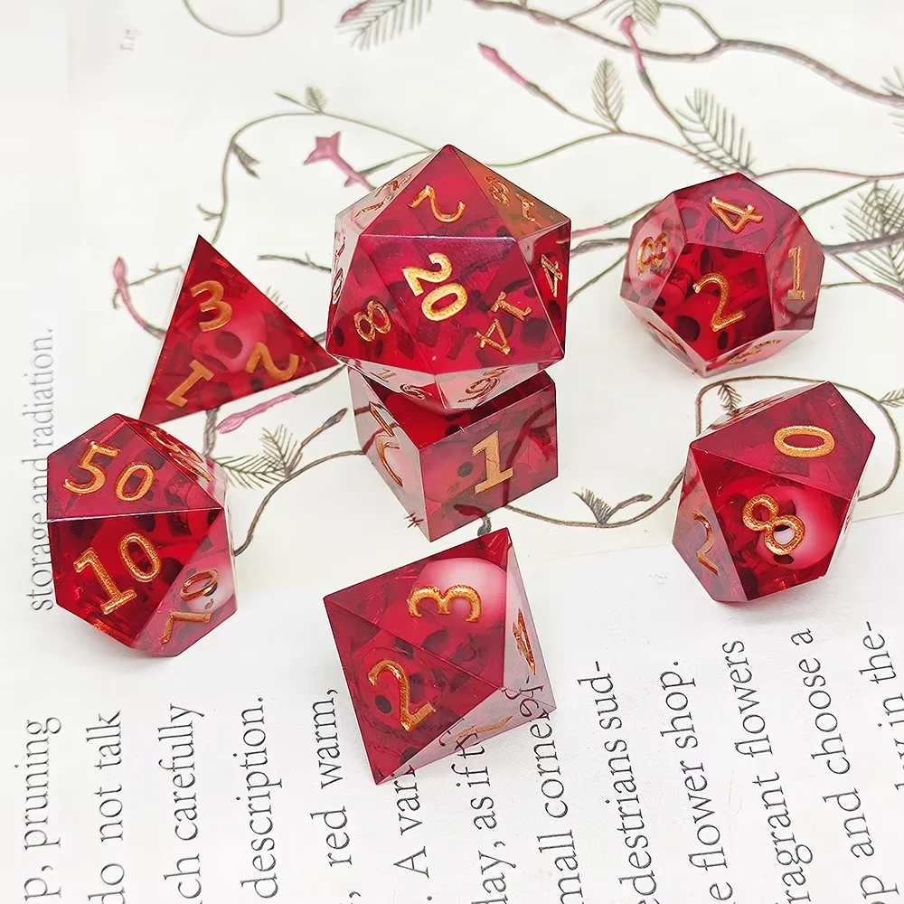 Оптовая продажа 7 шт. набор черных игральных Кубков