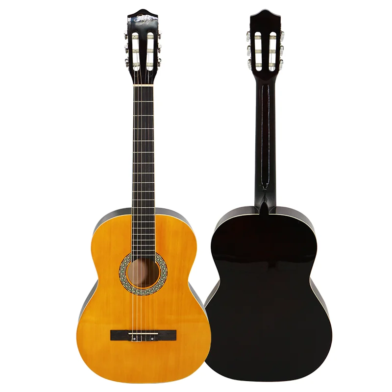 G3901 China Price 6 String 39 Inch Full Solid Basswood Left Handed Acoustic Classical Guitar for Student