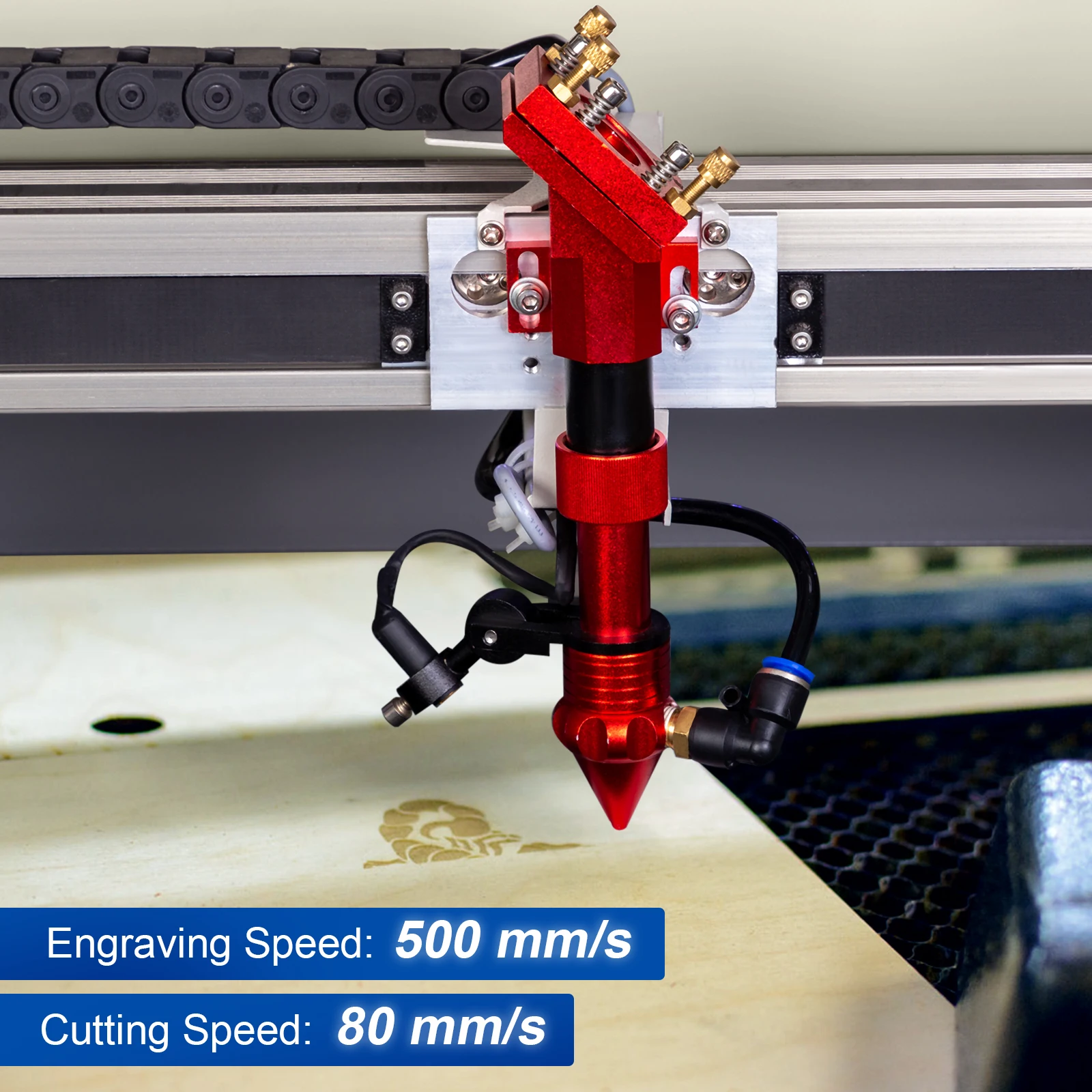 60 Вт гравер дерево акрил камень MDF cnc co2 лазерная гравировальная машина