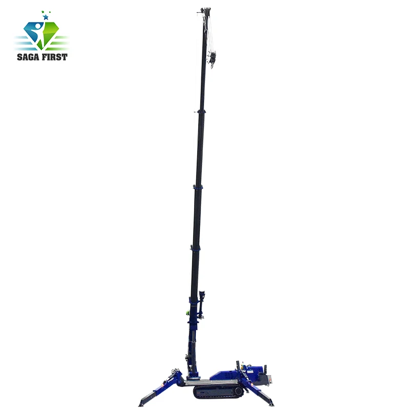 Crawler Spider Crane with Intelligent Control for Safe and Quick Operation