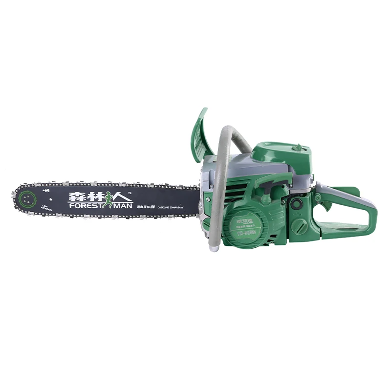 Outdoor Wood Cutting Gasoline Chain Saw 2500W Professional Gasoline Gas Chain Saw 58cc