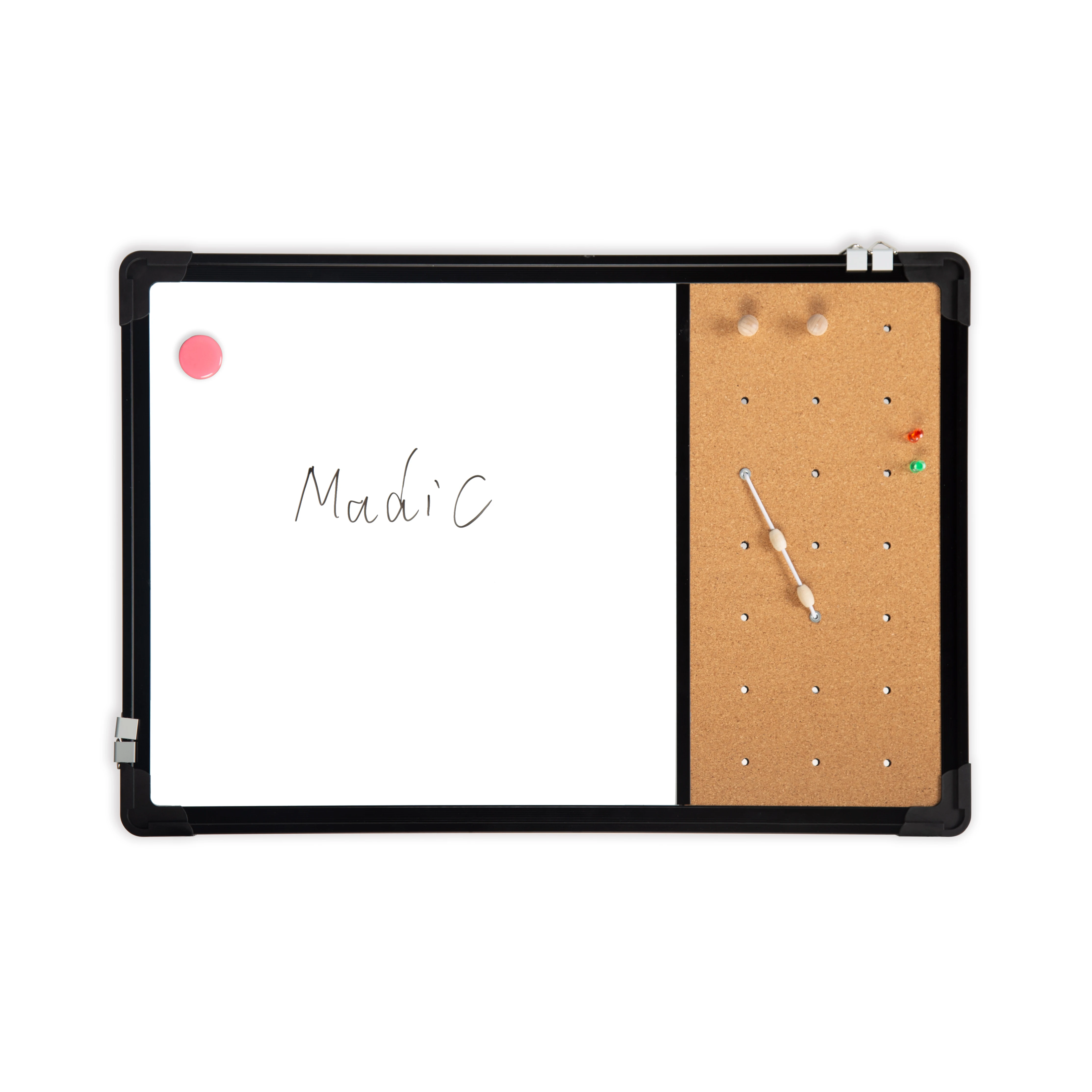 Wholesale Factory OEM Decorative White Cork Combo Board Aluminum Frame Magnetic Dry-Erase Whiteboard Wall-Mounted Board