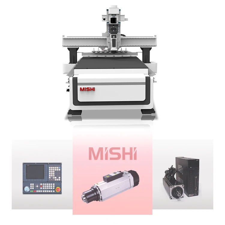 Mingshi 3 кВт шпиндель воздушного охлаждения для изготовления деревянных дверей 3D CNC Маршрутизатор Режущий Тип программное обеспечение металлооборудования