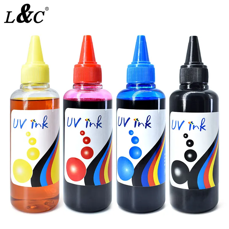 Оптовая продажа; Цвет на водной основе 100 мл с принтом бутылки с молоком, совместимый пополнения чернил Универсальный чернилами для принтера Epson для Hp брата Canon