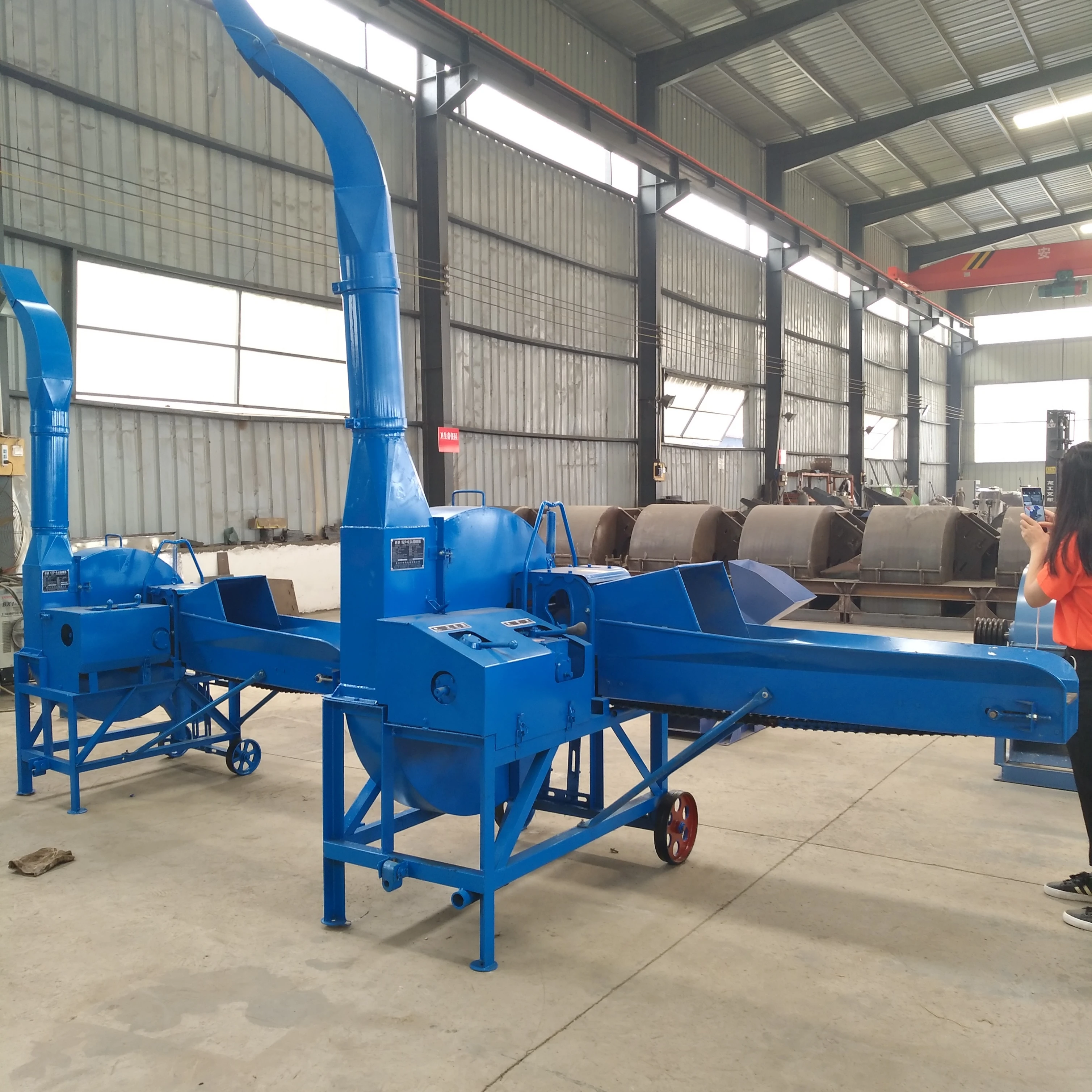 9ZP-6.5 Weiwei Machinery 9ZP large size agricultural chaff chopper machine support modification