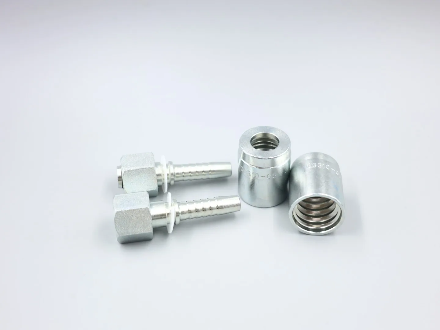 20411 Series metric internal thread 24 degree internal cone hydraulic hose adapter with type 0 ring