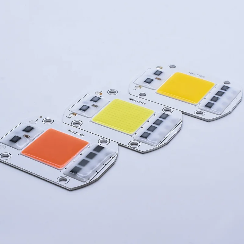  Czinelight 220 В 4060 прямоугольные лампы Cob 110 высокое напряжение полный спектр свободный привод 20 Вт 50 поверхностный источник