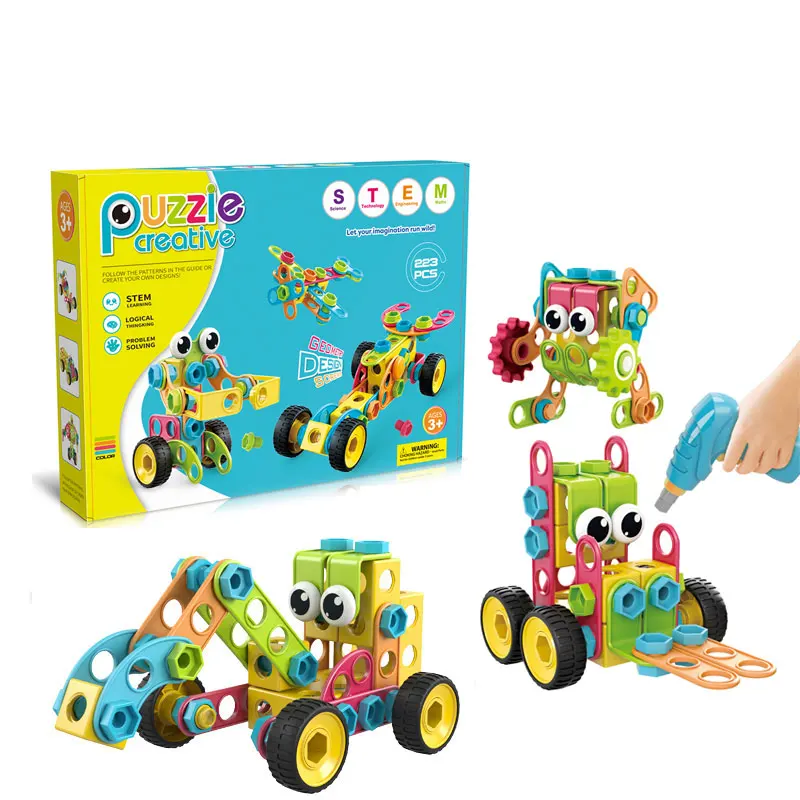 
223 PCS STEM Learning Block Preschool Educational Toys Gift for Kids 