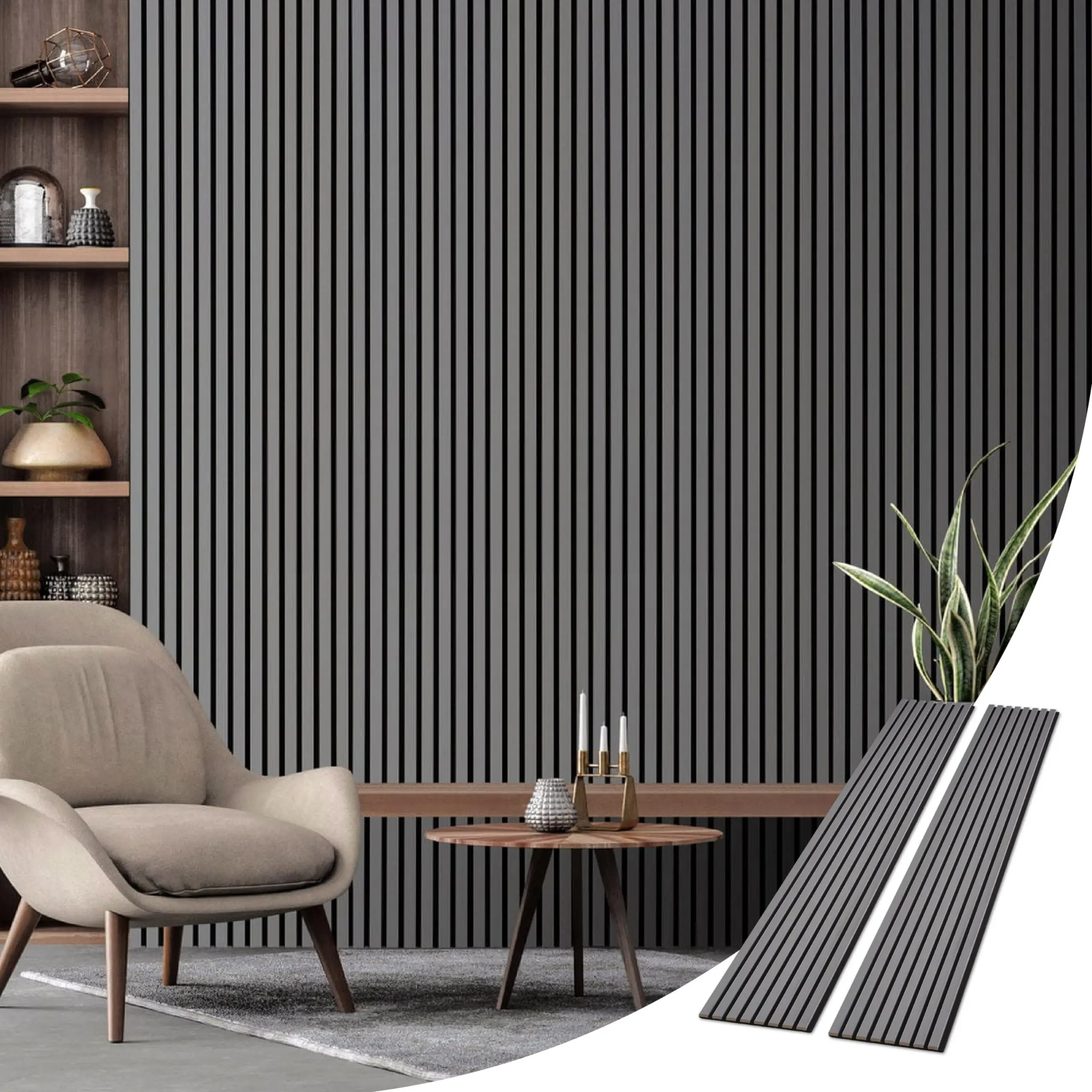 China Wholesale Home Indoor Decorative Wood Plastic Pvc Slat Wall Cladding Decor Interior Paneling Sheets Boards Wpc Wall Panel