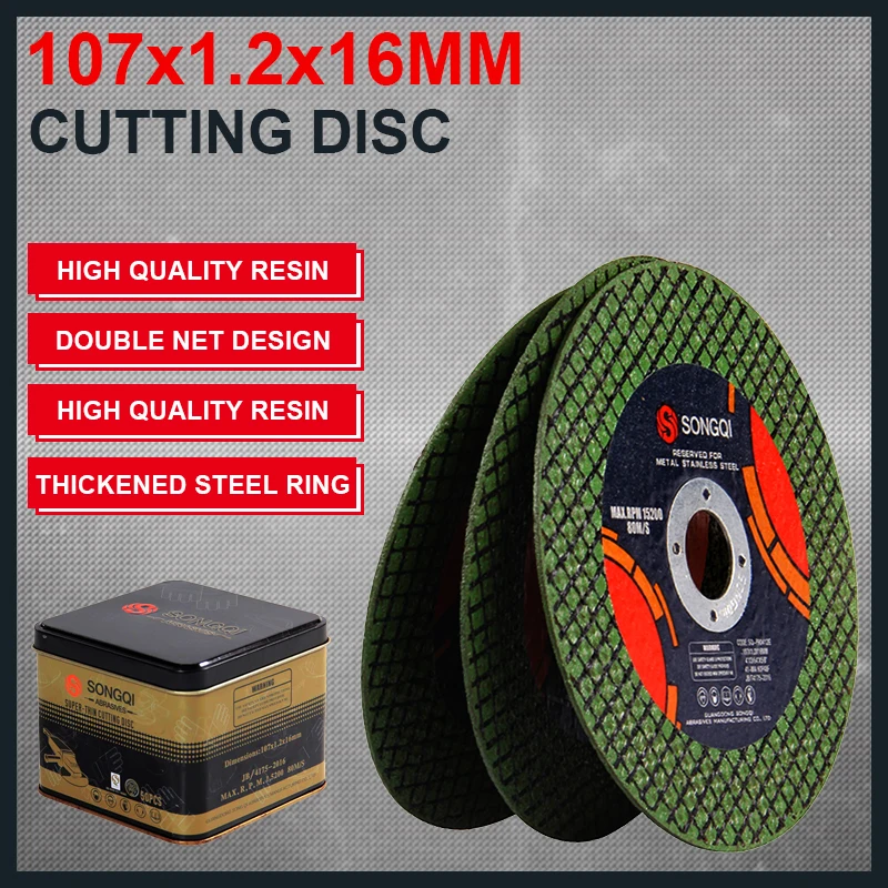 SOGNQI abrasive 4 inch abrasive tools cutting wheel grinding wheel for metal SS grinding