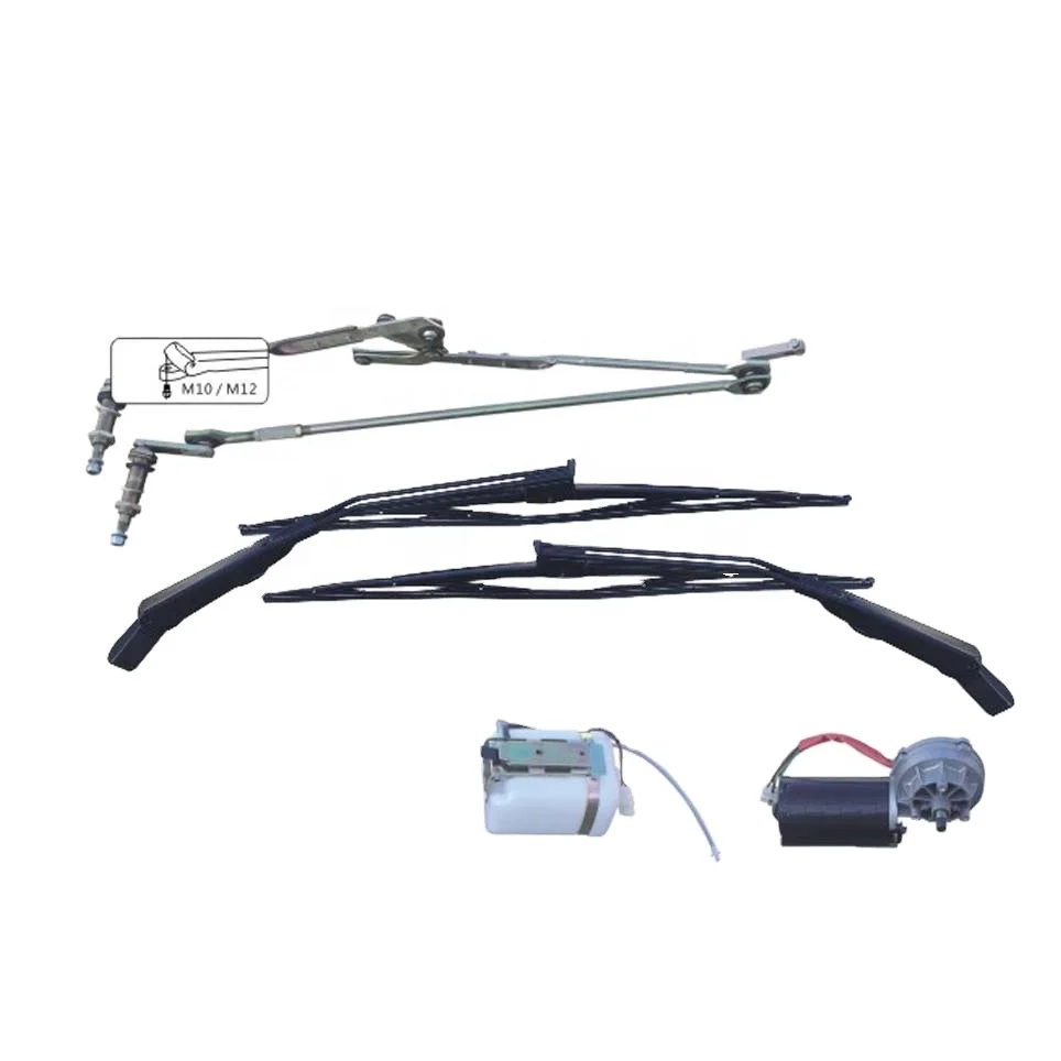 bus Wiper Assembly wiper motor, wiper blades, wiper arms with 1750mm wiper linkage