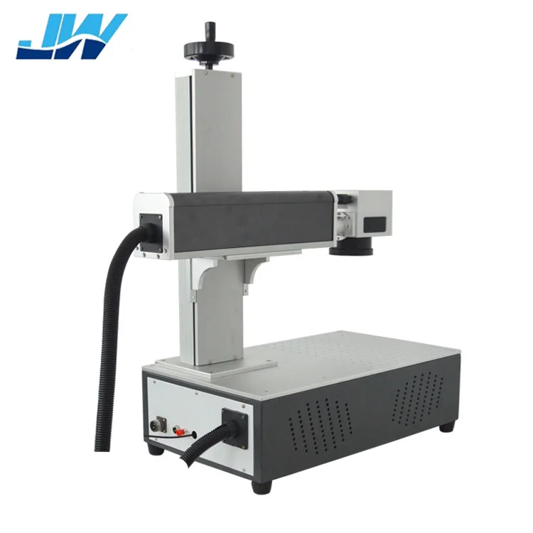 Portable Fiber Laser Engraver Machine 20W to 60W for Glass Cup/Bottle Laser Marking Small and Mobile Laser Engraving Unit