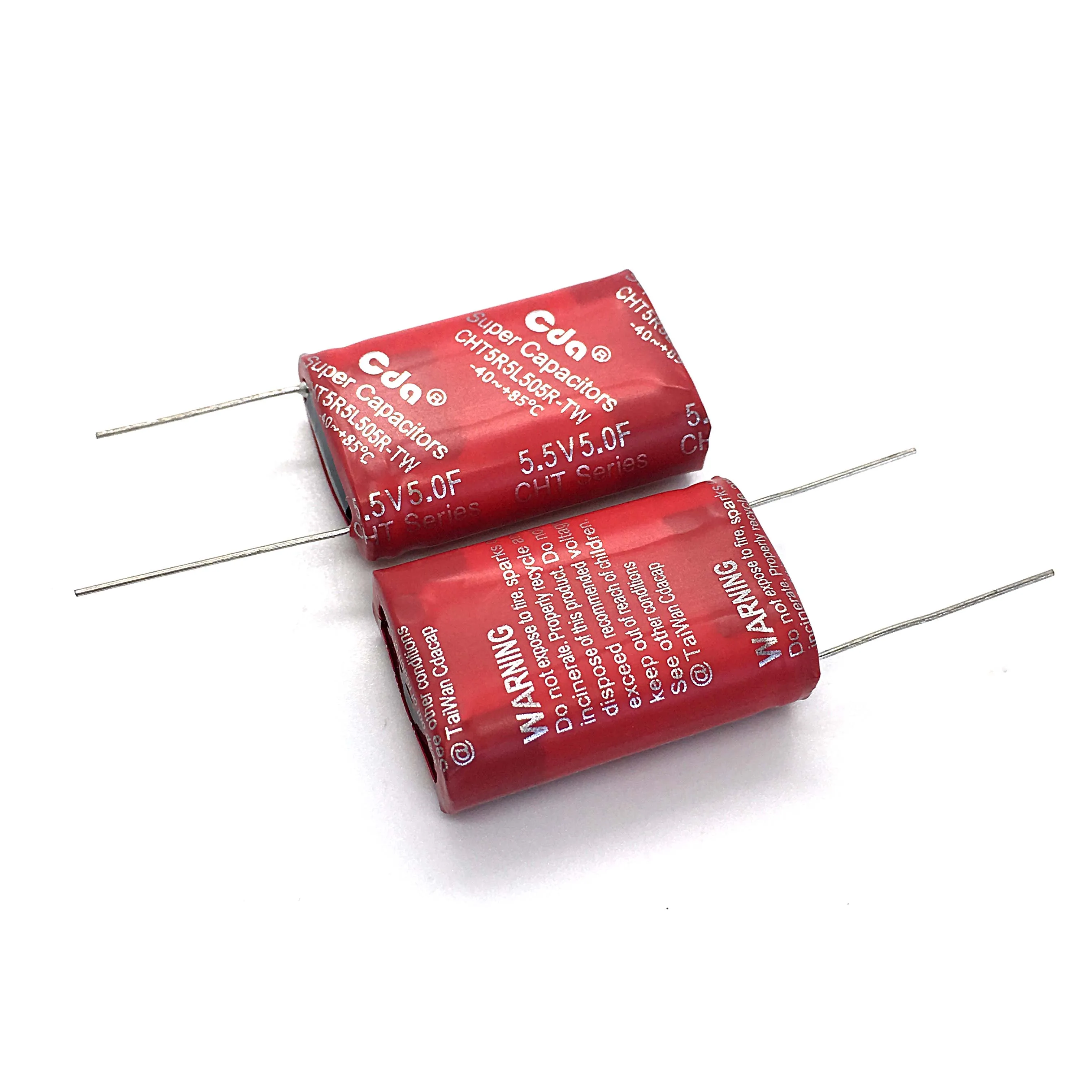 supercapacitors 5.5V5F super capacitor Robotic Power supply CHT-5R5L505R-TW capacitors 1F 7.5F 8F 10F 12.5F 15F 25F 30F 50F