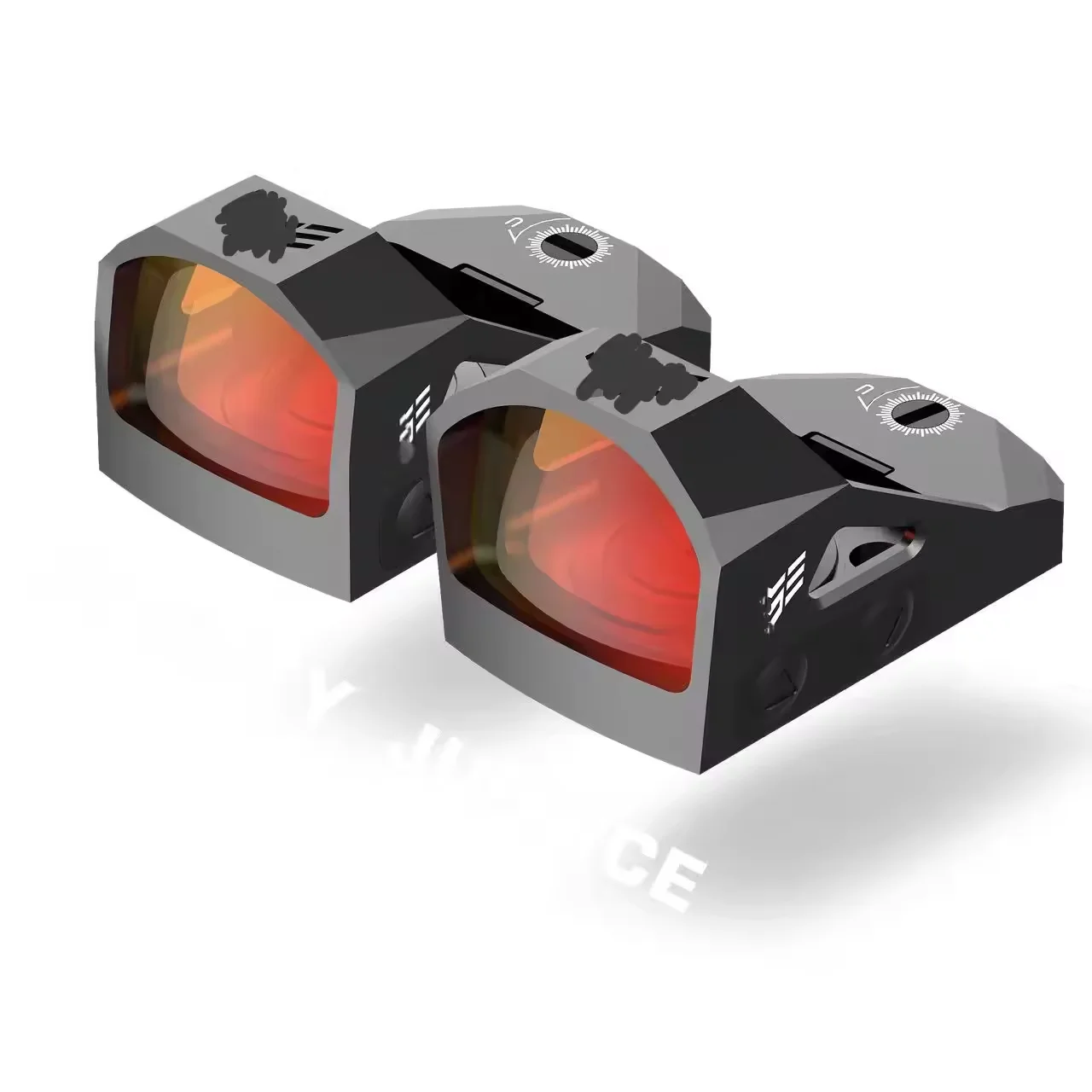 Оптовая продажа, тактический прицел Marshfox Liberty & Justice 1x27 1x22, прицел с красным пятном, зеленый точечный прицел на 20 мм