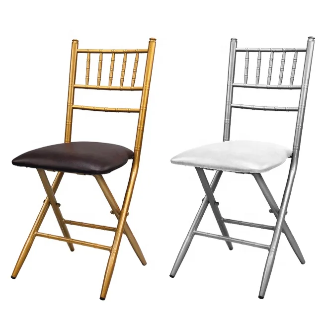 Фабрика Lorero, Свадебное торжество, вечеринка, Золотой металлический складной стул Тиффани chiavari