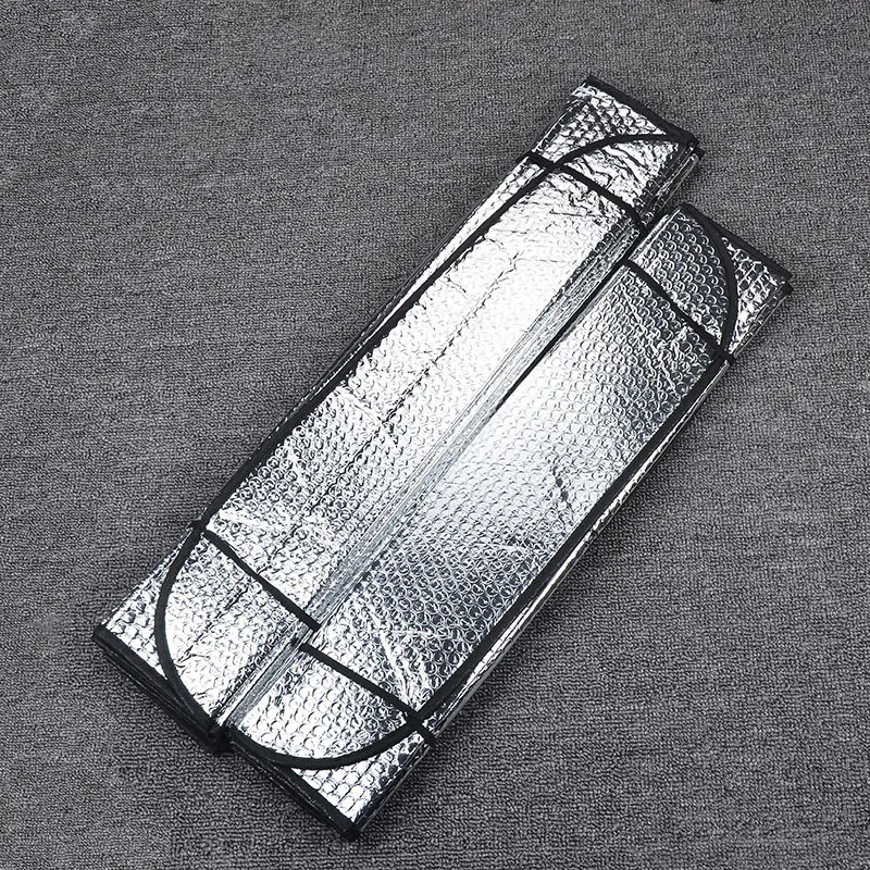 ODM Custom Car Sunshades Foldable Reflect Uv Rays  Printing Promotion Side Front Window Car Sun Shade Real Sunshade