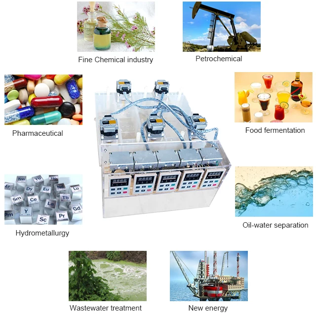 Extraction of niobium mixer-settler with solvent recovery and metal recovery equipment