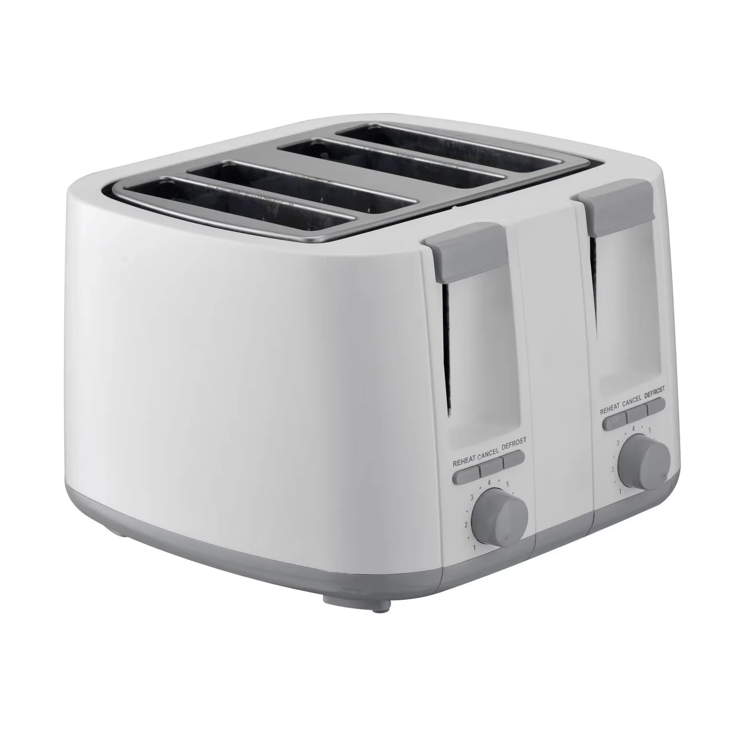 2 Slice Toaster Wide Slot Bread And Bagel Toaster Double Side Baking Compact Bread Toaster With Removable Crumb Tray