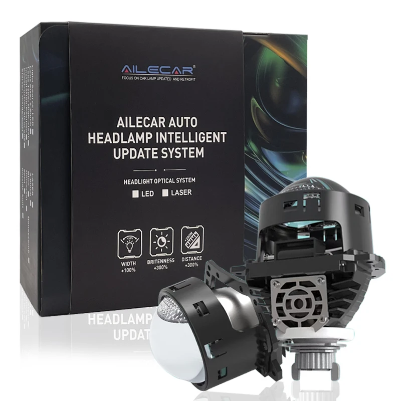 DTC H7 led projector lens with daytime running lights turn lights width lights bi led headlight