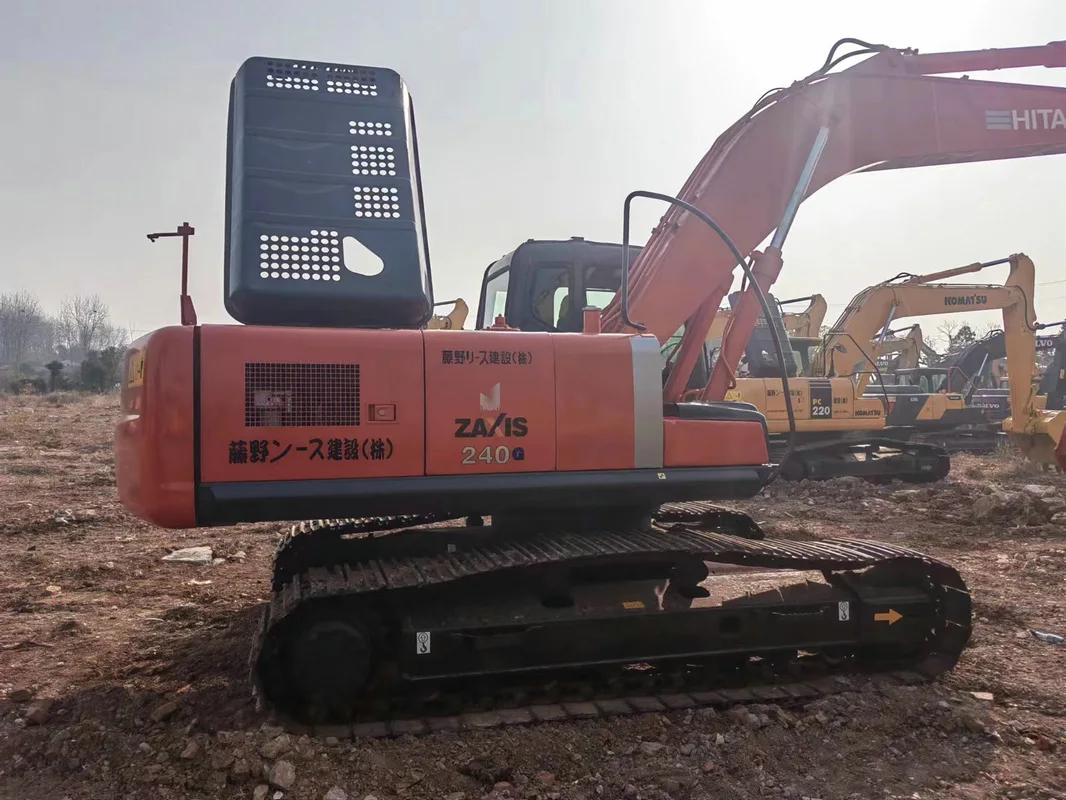 ZX240G большая строительная техника ZX240 б/у Экскаватор HITACHI ZX240-3G 24 тонны Гусеничные экскаваторы дешевая распродажа