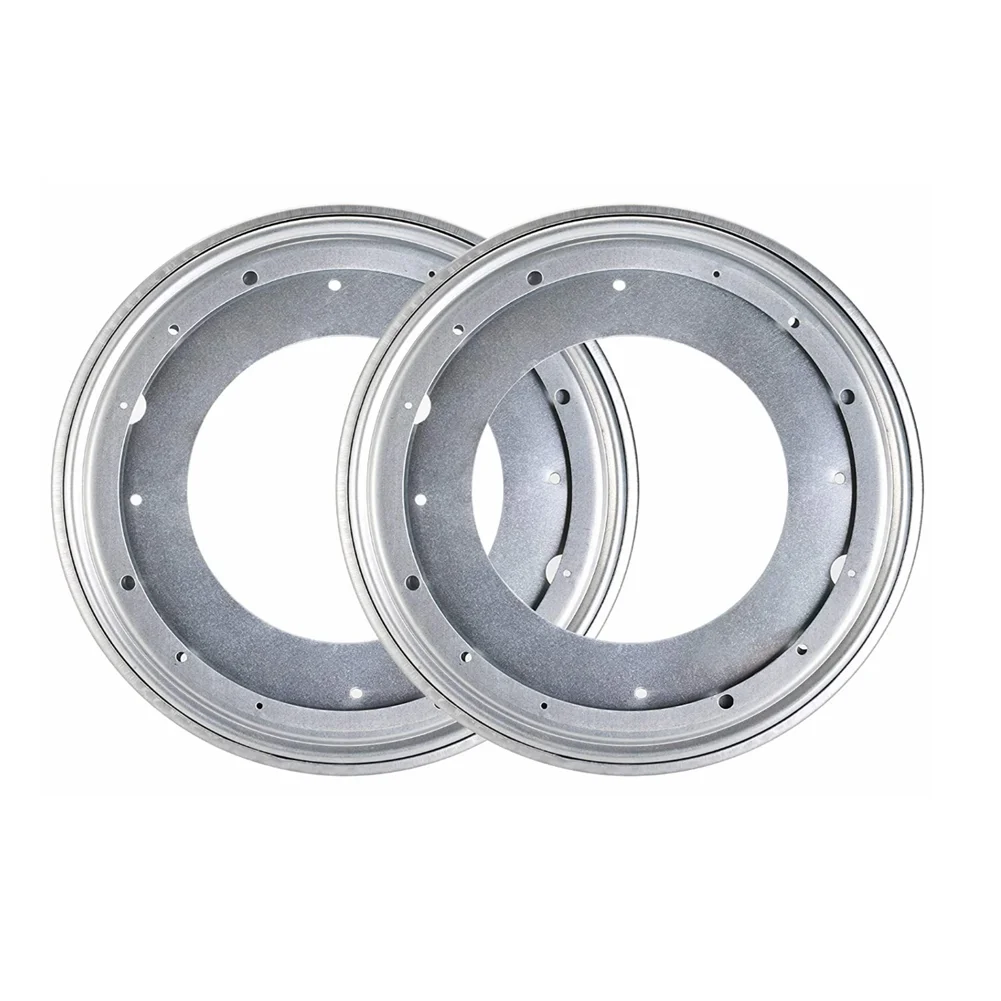 Round Lazy Susan Turntable Base Rotating Bearing Swivel Plate Iron Contemporary 5.5 / 8 / 9 / 12 In. Dining Room Turntable