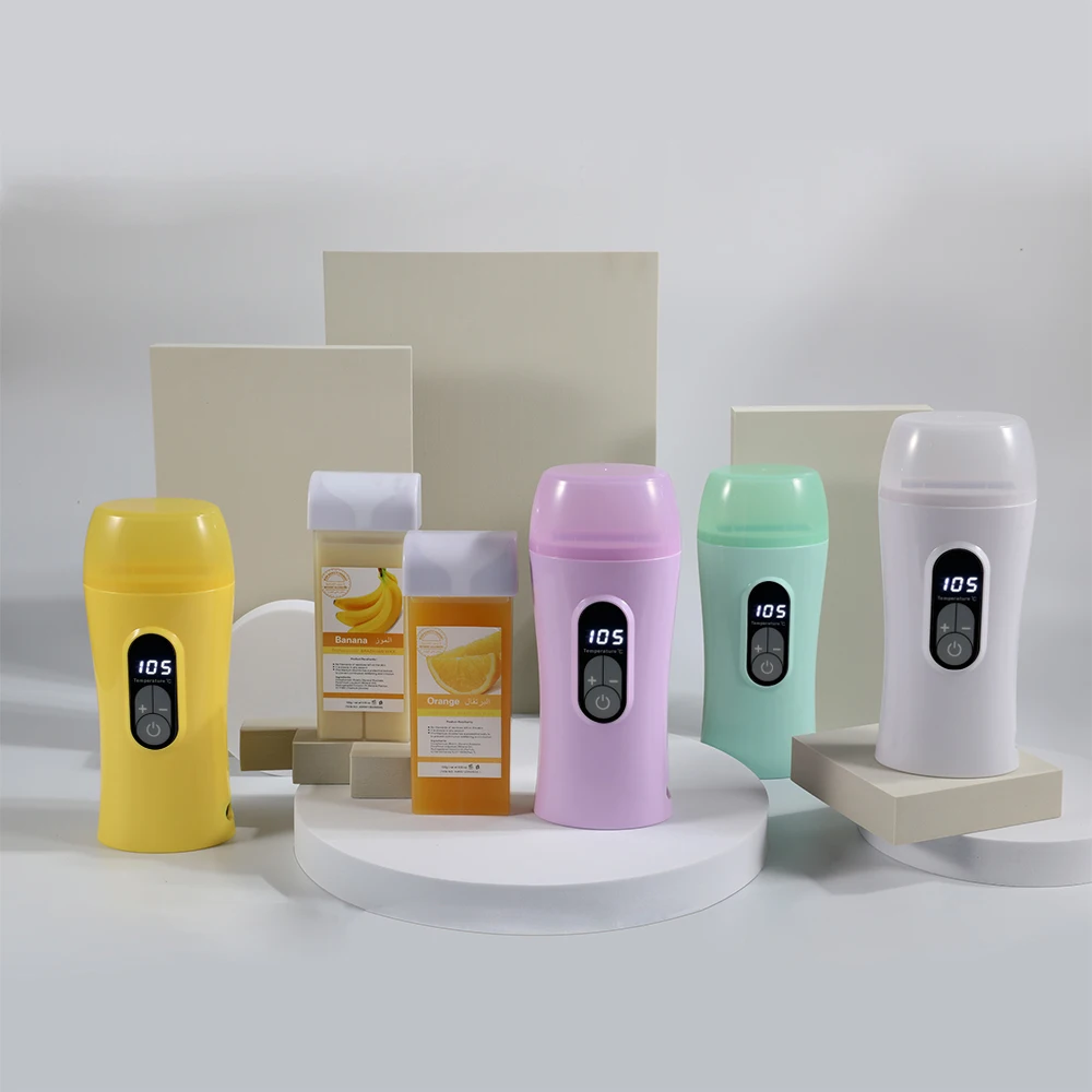 Roll on wax warmer kit Wax Hair Removal Portable wax heater roller machine with touch display function