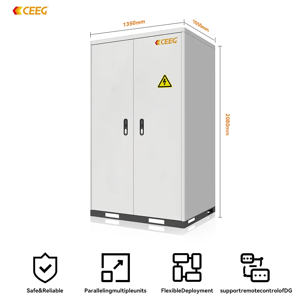 Система хранения энергии CEEG 50 кВт 100 контейнер фотогальванические весы аккумуляторные батареи промышленное хранение