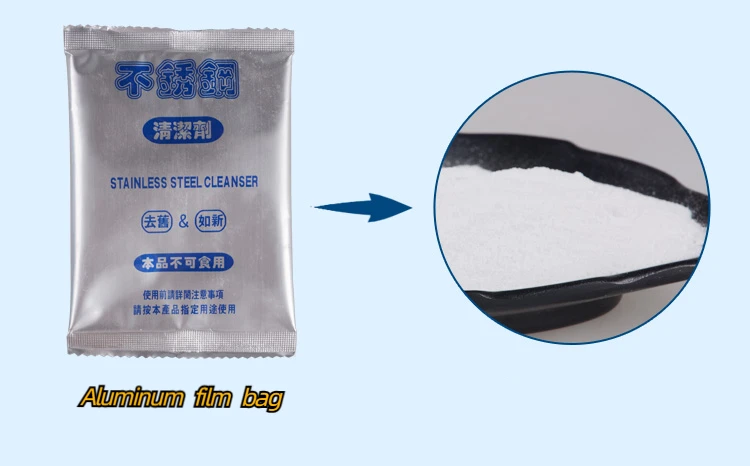 easy use to clean your pot and kettle Powder Cleaner Kitchen Foam Rust Remover Kitchen Stubborn Stains Cleaner Household Multipu