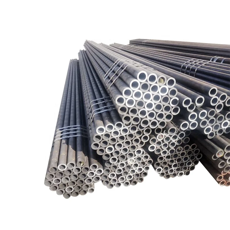 Hot Rolled Carbon Seamless Steel Pipes SCH40 80 6M 12M API 5L Gr.B 1Inch to 24Inch Gas Oil Pipelines Black Seamless Steel Pipe