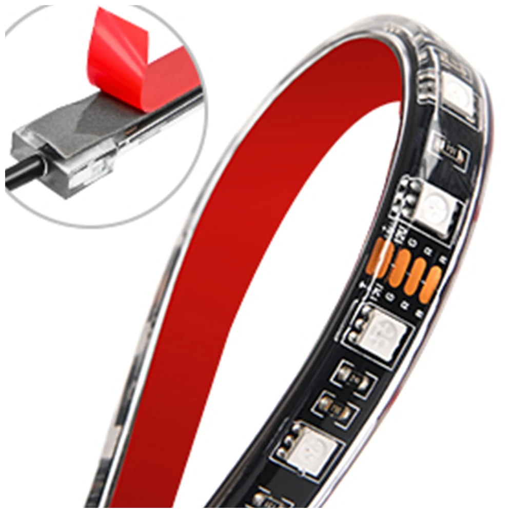 12v 220v Car Roll Helmet Motorcycle Body Lighting System Bar Strip Light Bande Led Clignotants Moto For Harley Davidson Superlow