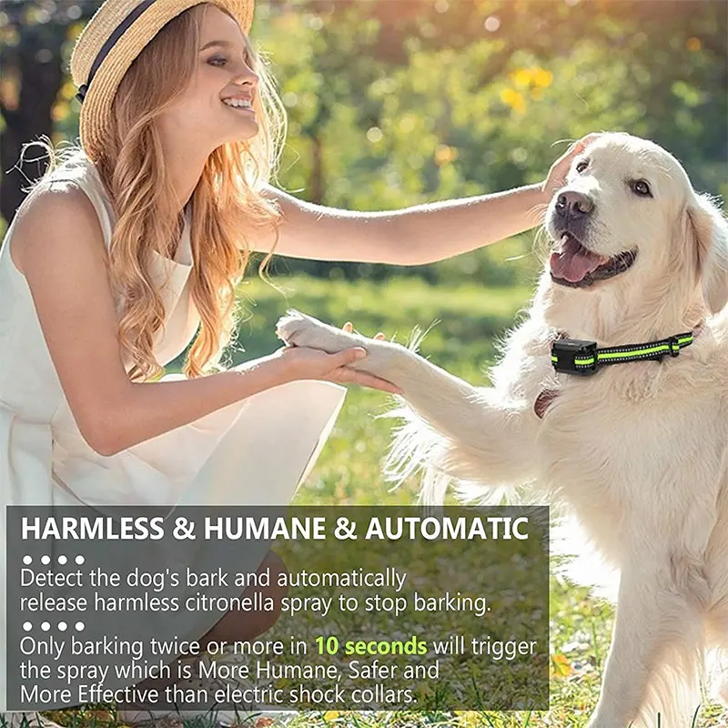 Citronella Spray Control Dog Bark Collars Spray Commander No Bark Anti-bark Spray Collar