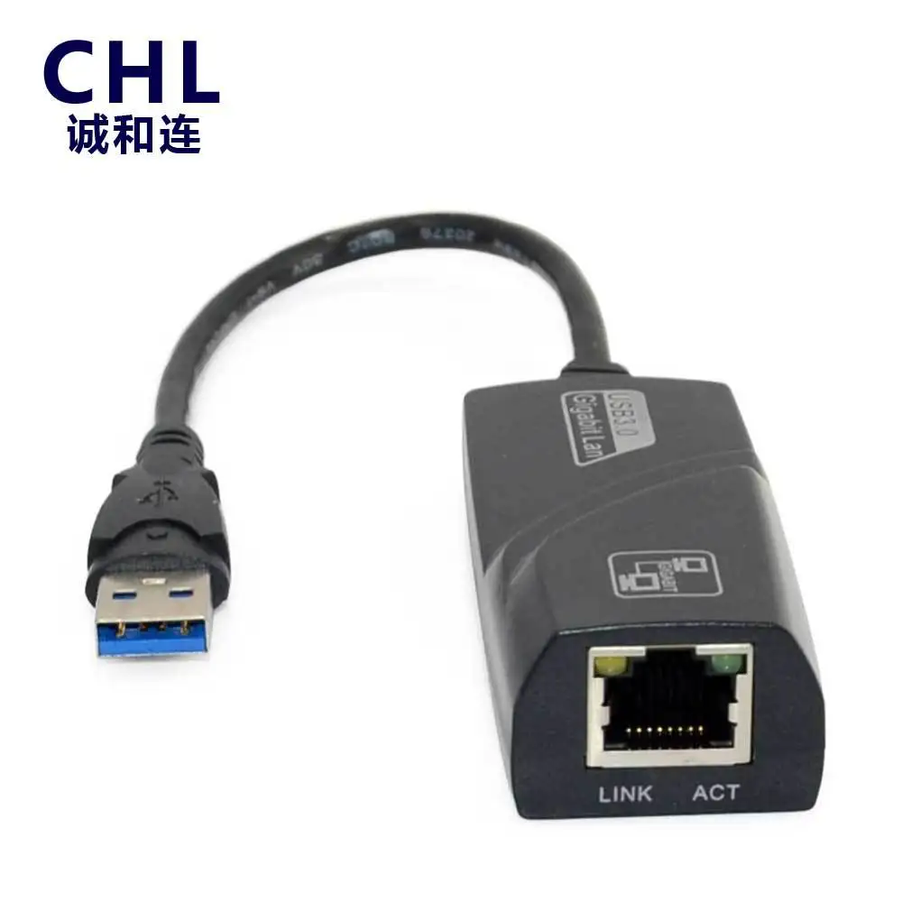 
Network USB 3.0 to Ethernet Adapter RJ45 LAN Gigabit Adapter for 10/100/1000Mbps 