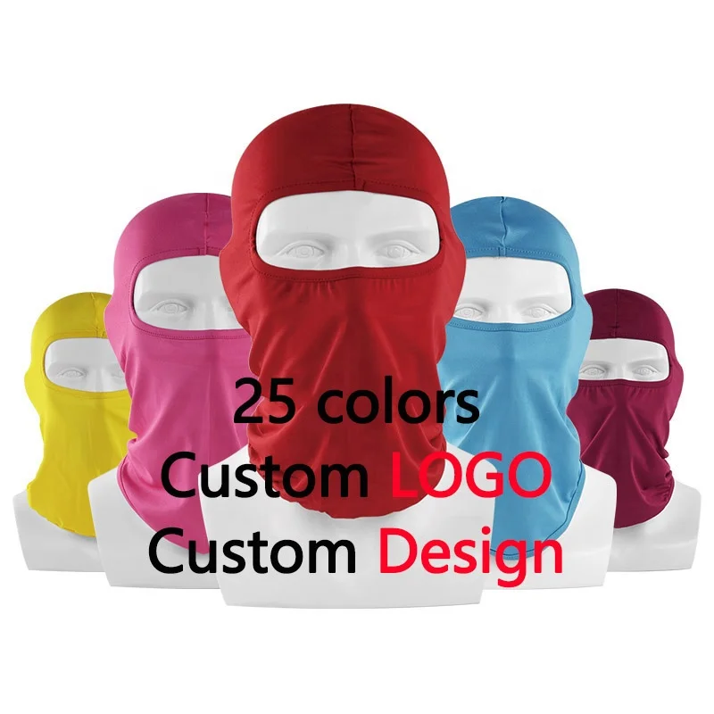 Motorcycle summer skimask man printing sublimated customized balaclava
