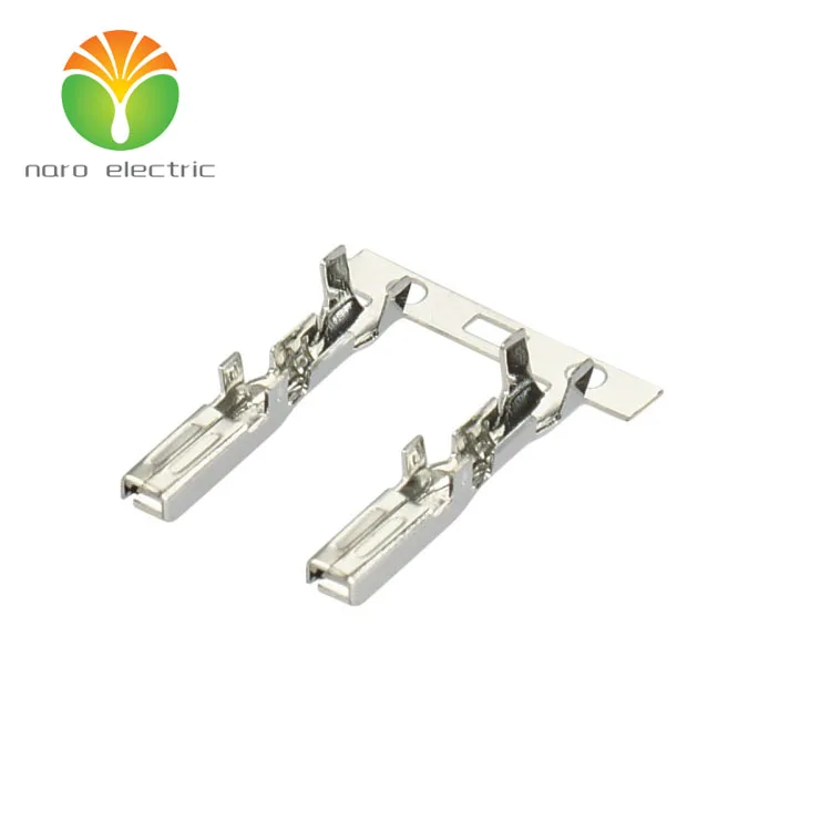 Auto connector terminal DJ621-1.8 brass female wire harness terminal