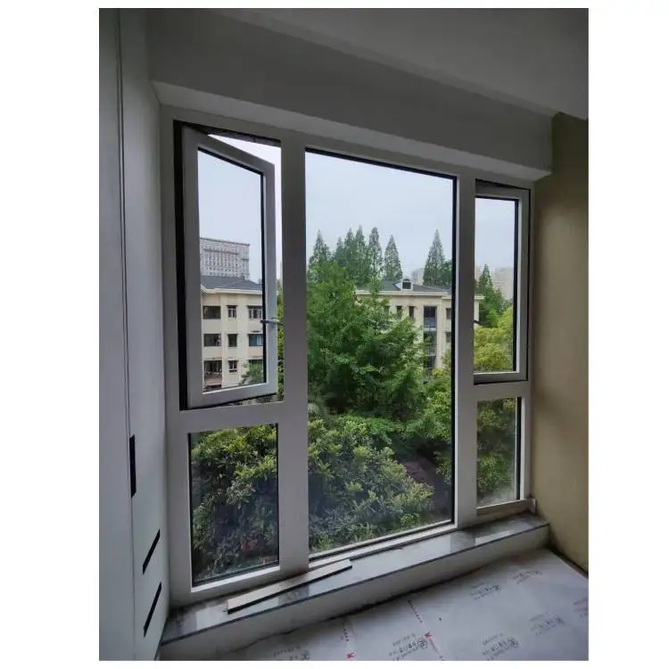 High Performance Aluminum Fixed And Outside Casement Windows Design For Residential