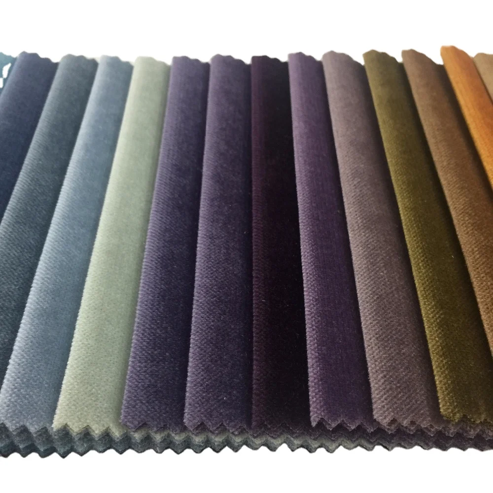 100% Polyester Shining Korean Crushed Velvet Fabric For Home Textile Garment Sofa