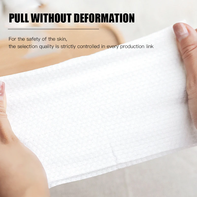 Biodegradable Cleaning Non-Woven Microfiber Pure Cotton Guest Makeup Facial Towel Disposable Face Towel For Beauty Salon