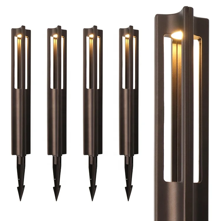 New Design Decorative Lawn Yard Villa Path  Lamp Ip65 Waterproof Ac/Dc Low Voltage 12V Bollard Led Garden Light