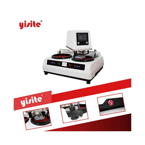 Metallographic Sample Grinding And Polishing Machine/desktop Double-disc Double-speed Polishing Machine