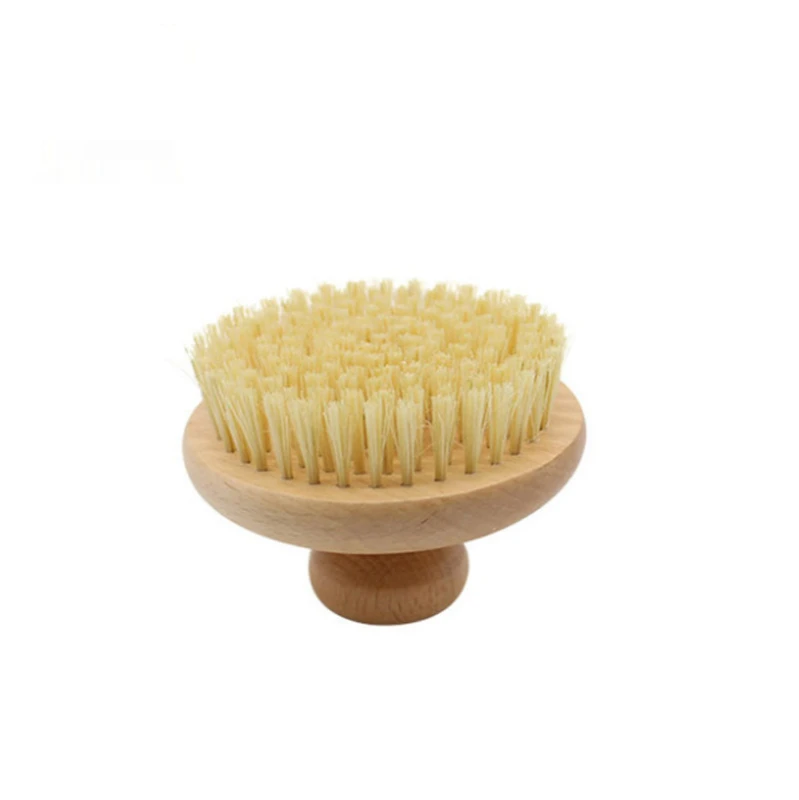 Brand New Japanese Skin Nature Bristle Sponge & Scrubber Wooden Body shower Back Lash Bath Bamboo Dry Brush