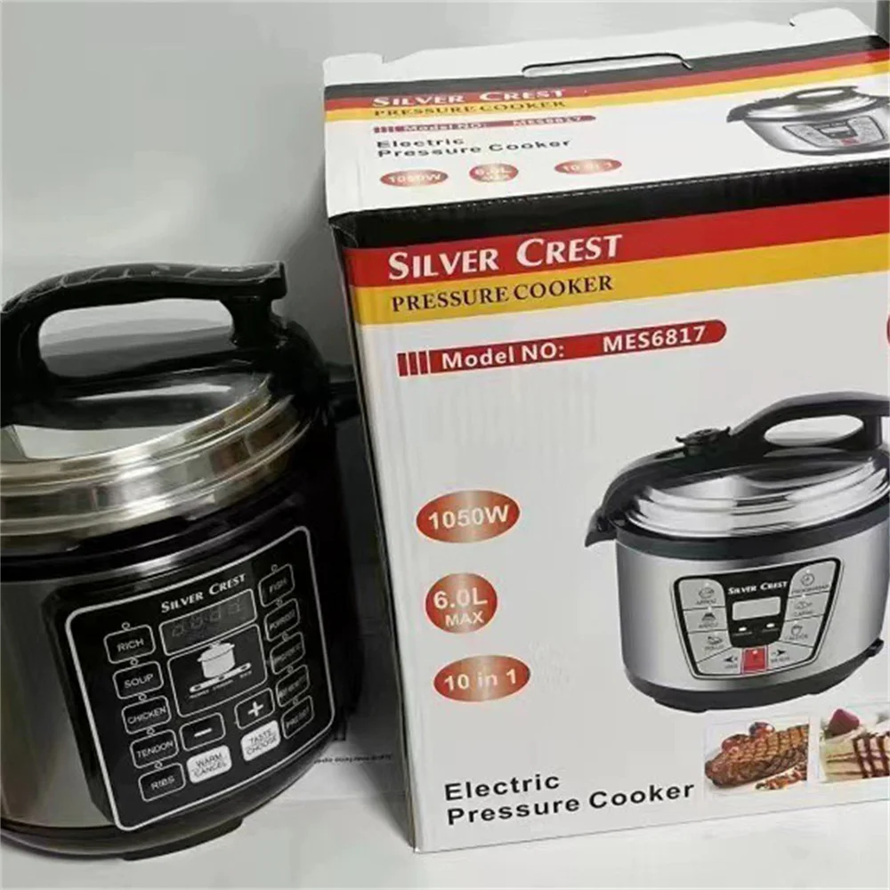 Factory Direct Sales  CE CB stainless steel smart multifunction 6l 8l 10l 12l electric pressure cooker