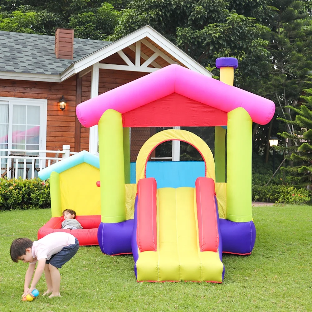 SS62088 Cheap Custom Large Jumping Bouncy Kids Inflatable Castle Moon Bounce House Banners for Sale