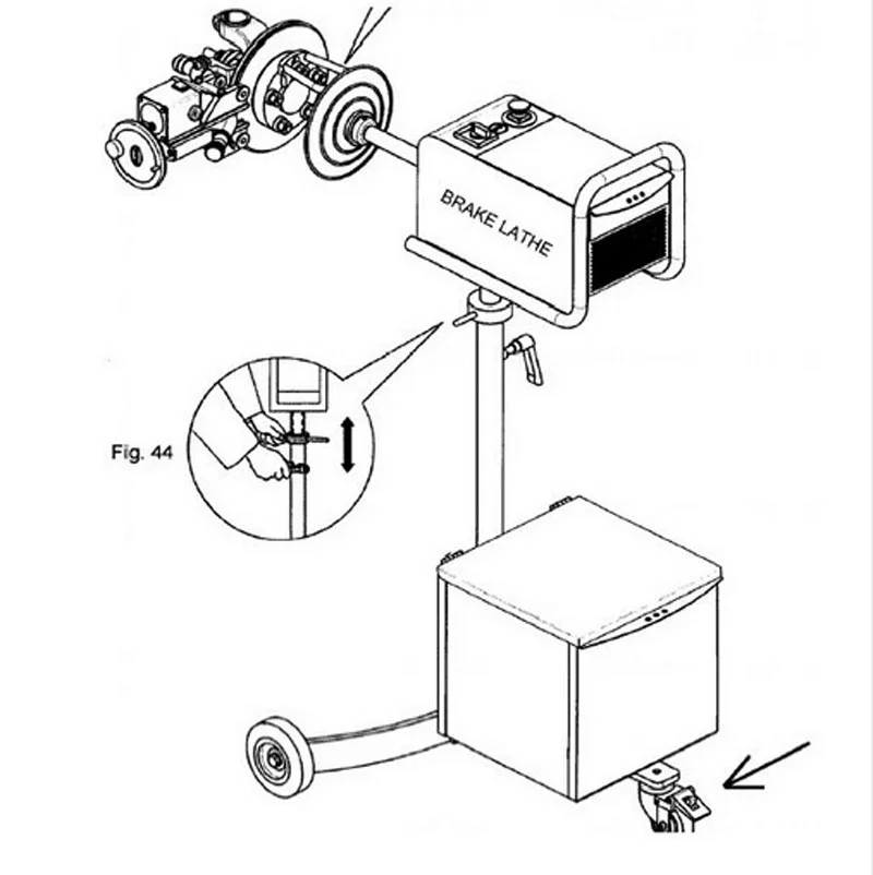 High Quality ON The Car Disc Aligner Brake Lathe Machine Brake Drum Disc Brake Lathe MST-8700