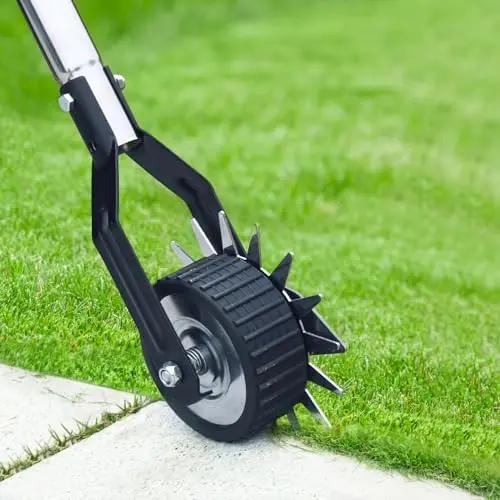 Wheel Rotary Edger Manual Lawn Edger with Sturdy 4-Section Adjustable Stainless Steel Handle 67.32 Inch hand edge-grinder Custom