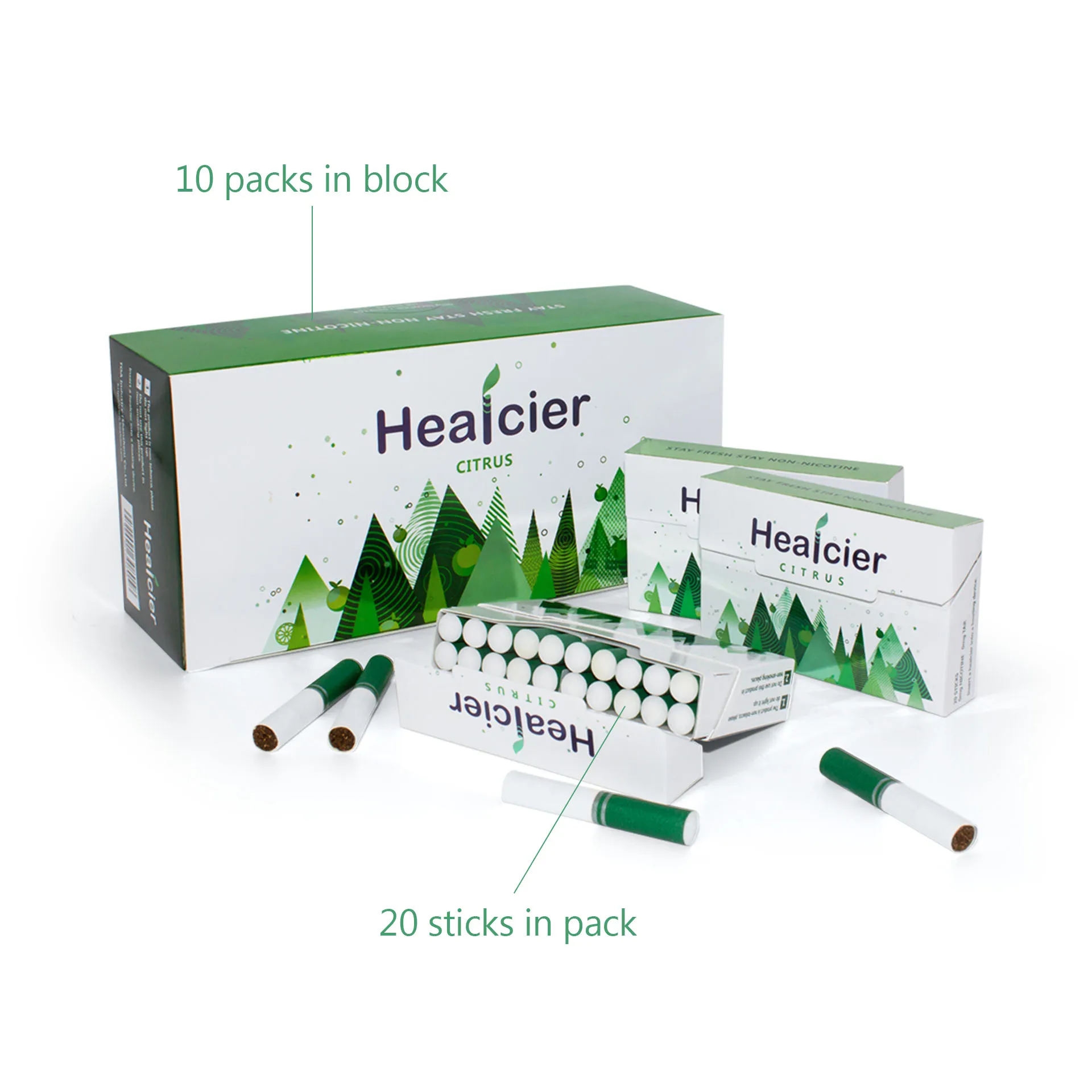 
Hot selling Free gift SKSHealcier heated not burn products patent botanical extracts heat alternatives heatstick 