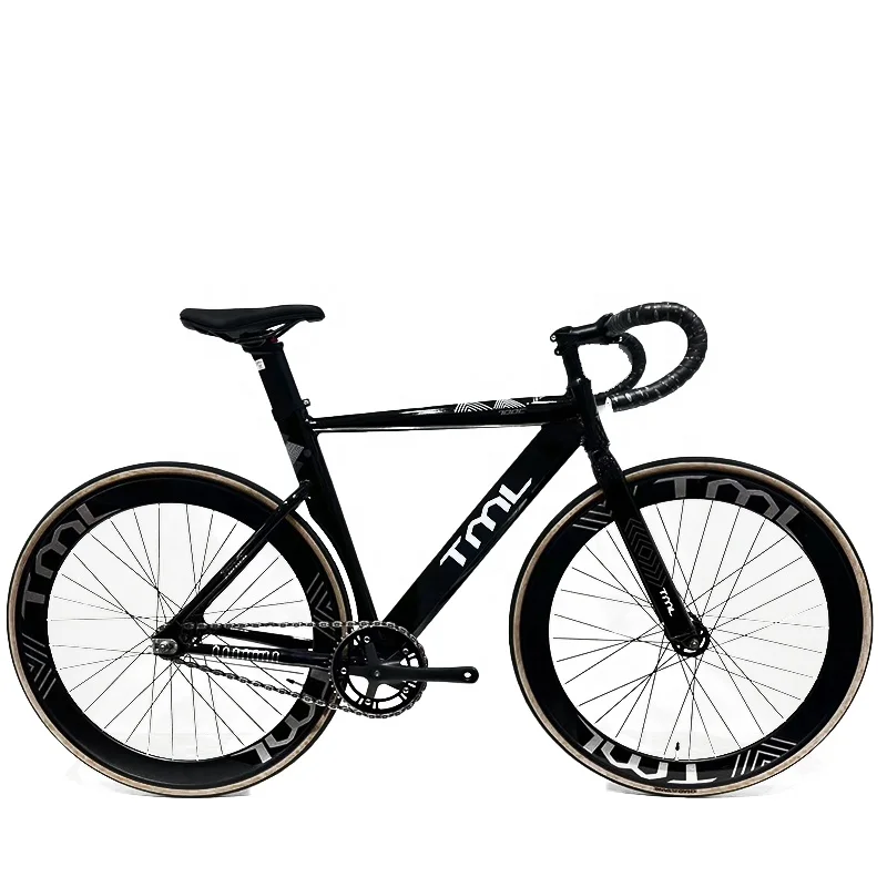 Factory Sale Single Speed Black White Yellow Aluminum Alloy 700C Fixed Gear Bike bicycle.