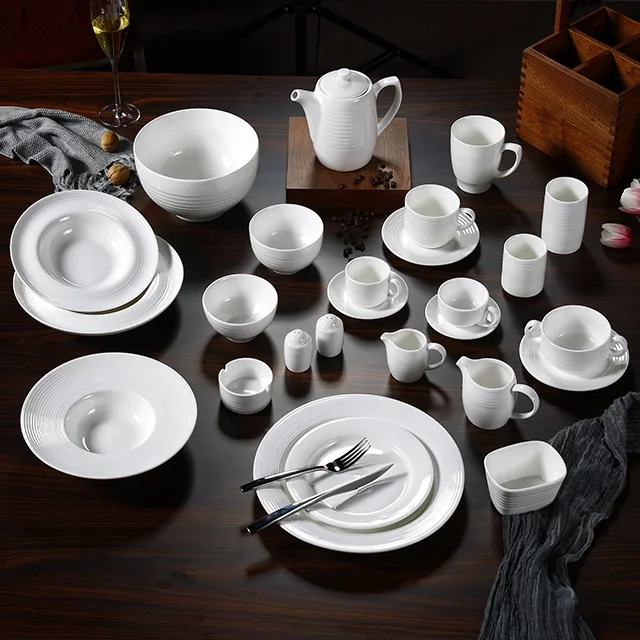 Savall7days OEMstar hotel restaurant low new bone china dinnerware deep soup plate porcelain ceramic soup plate